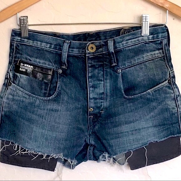 G-Star Pants - G-StarOriginals Raw Denim Raw Hem Women Shorts